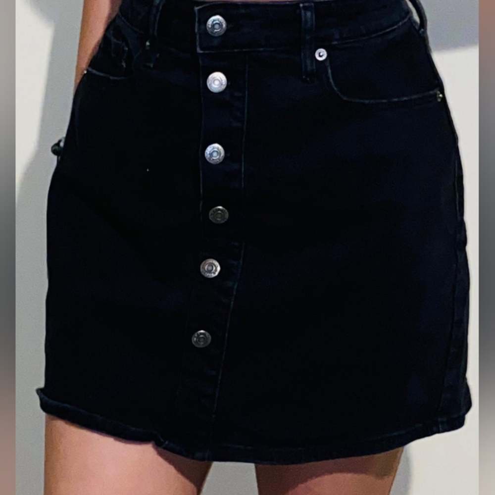 Vintage Old Navy high rise Skirt dark Jean/Denim  (Size 12 Women's)